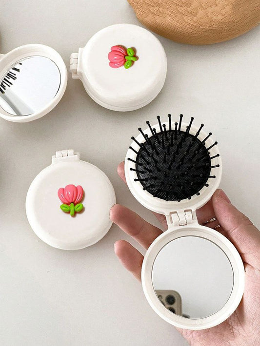 فرشاة ومراية 2*1 (قطعتين)